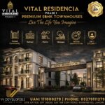 Icons for RO Plant, Sports Complex, and Security at Vital Residencia Lahore